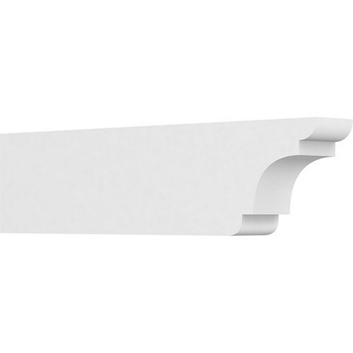 Ekena Millwork Standard New Brighton Rafter Tail - Primed Polyurethane - RFTP03X06X24NEB