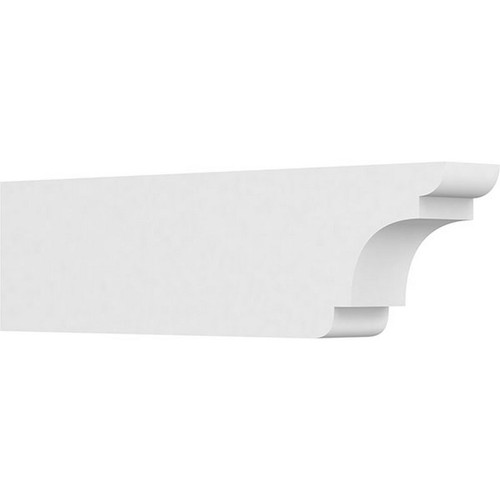 Ekena Millwork Standard New Brighton Rafter Tail - Primed Polyurethane - RFTP04X08X30NEB