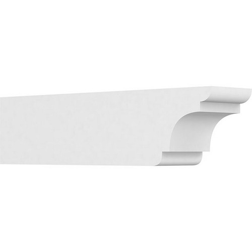 Ekena Millwork Standard New Brighton Rafter Tail - Primed Polyurethane - RFTP05X06X24NEB