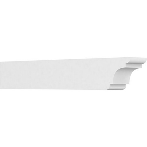 Ekena Millwork Standard New Brighton Rafter Tail - Primed Polyurethane - RFTP05X06X36NEB