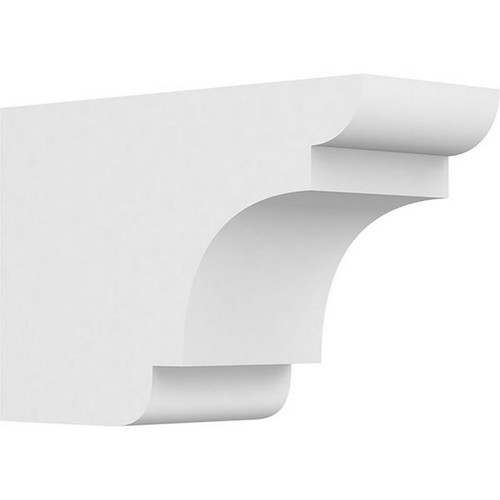 Ekena Millwork Standard New Brighton Rafter Tail - Primed Polyurethane - RFTP05X08X12NEB