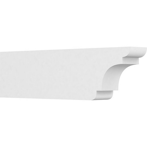 Ekena Millwork Standard New Brighton Rafter Tail - Primed Polyurethane - RFTP05X10X36NEB