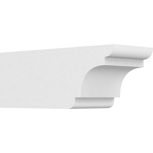 Ekena Millwork Standard New Brighton Rafter Tail - Primed Polyurethane - RFTP06X06X16NEB