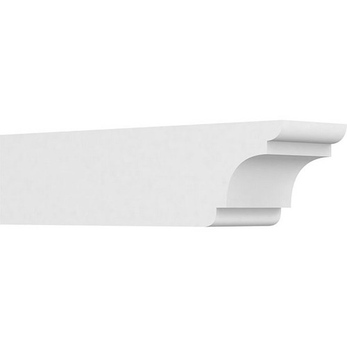 Ekena Millwork Standard New Brighton Rafter Tail - Primed Polyurethane - RFTP06X06X24NEB