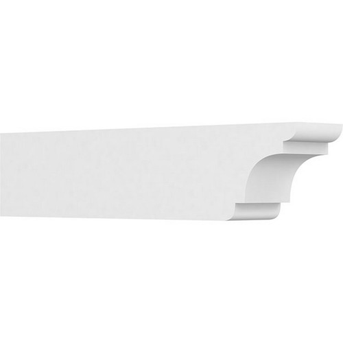 Ekena Millwork Standard New Brighton Rafter Tail - Primed Polyurethane - RFTP06X08X36NEB