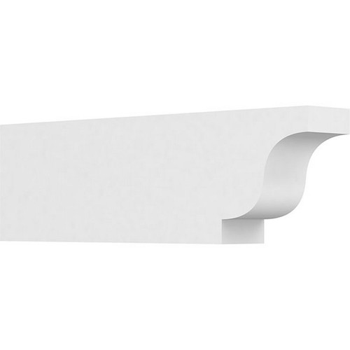 Ekena Millwork Standard Newport Rafter Tail - Primed Polyurethane - RFTP03X06X20NEW
