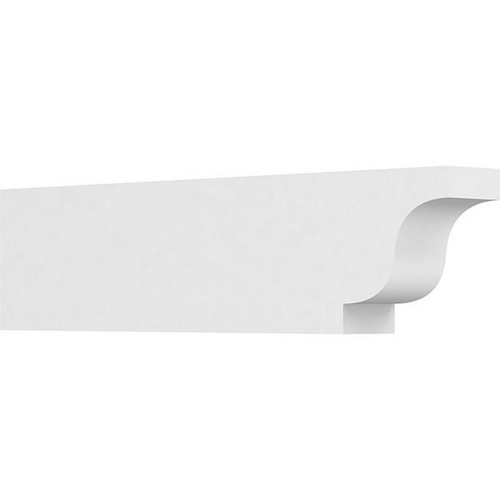 Ekena Millwork Standard Newport Rafter Tail - Primed Polyurethane - RFTP03X06X24NEW