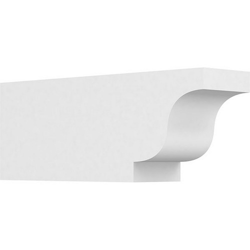 Ekena Millwork Standard Newport Rafter Tail - Primed Polyurethane - RFTP04X06X16NEW