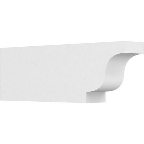 Ekena Millwork Standard Newport Rafter Tail - Primed Polyurethane - RFTP04X08X24NEW