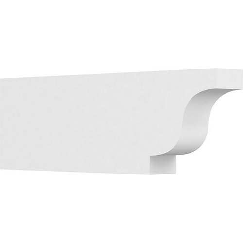 Ekena Millwork Standard Newport Rafter Tail - Primed Polyurethane - RFTP04X10X30NEW