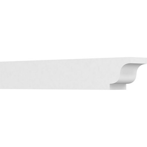 Ekena Millwork Standard Newport Rafter Tail - Primed Polyurethane - RFTP05X06X36NEW