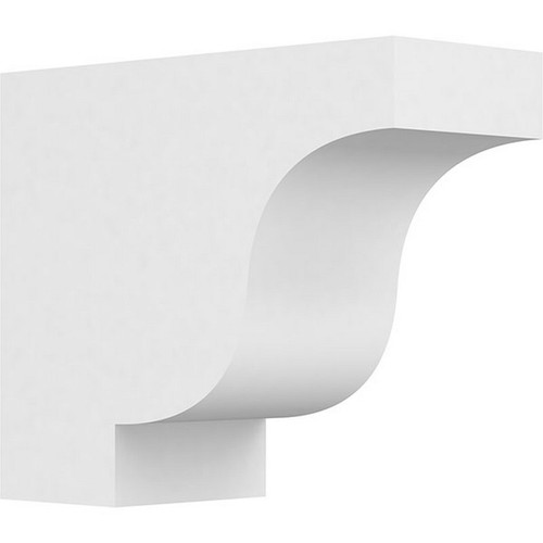 Ekena Millwork Standard Newport Rafter Tail - Primed Polyurethane - RFTP05X10X12NEW