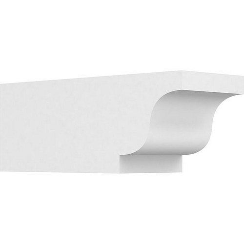Ekena Millwork Standard Newport Rafter Tail - Primed Polyurethane - RFTP06X06X16NEW