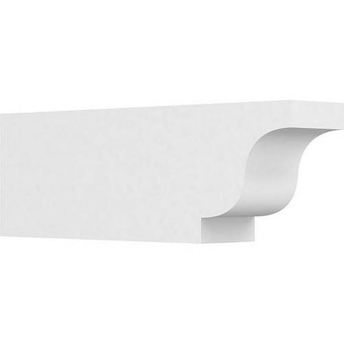 Ekena Millwork Standard Newport Rafter Tail - Primed Polyurethane - RFTP06X10X30NEW