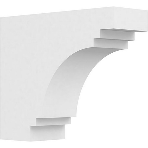 Ekena Millwork Standard Pescadero Rafter Tail - Primed Polyurethane - RFTP04X10X12PEC