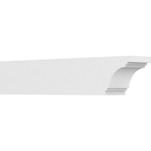 Ekena Millwork Standard Pescadero Rafter Tail - Primed Polyurethane - RFTP05X06X30PEC
