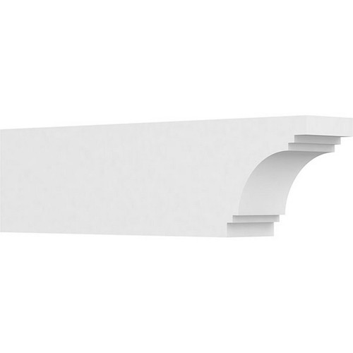 Ekena Millwork Standard Pescadero Rafter Tail - Primed Polyurethane - RFTP05X08X30PEC