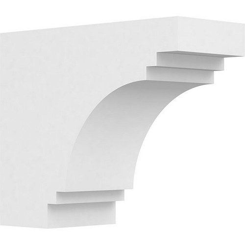 Ekena Millwork Standard Pescadero Rafter Tail - Primed Polyurethane - RFTP05X10X12PEC