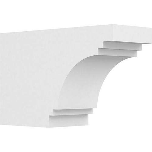 Ekena Millwork Standard Pescadero Rafter Tail - Primed Polyurethane - RFTP06X10X16PEC