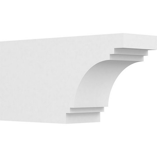 Ekena Millwork Standard Pescadero Rafter Tail - Primed Polyurethane - RFTP06X10X20PEC