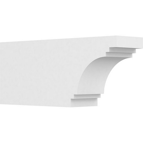 Ekena Millwork Standard Pescadero Rafter Tail - Primed Polyurethane - RFTP06X10X24PEC