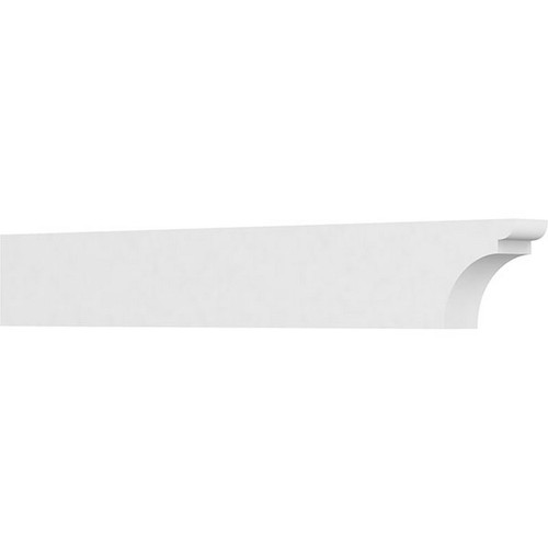 Ekena Millwork Standard Yorktown Rafter Tail - Primed Polyurethane - RFTP03X06X42YOR