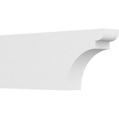 Ekena Millwork Standard Yorktown Rafter Tail - Primed Polyurethane - RFTP03X08X20YOR