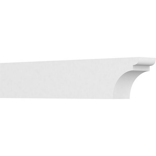 Ekena Millwork Standard Yorktown Rafter Tail - Primed Polyurethane - RFTP04X06X30YOR