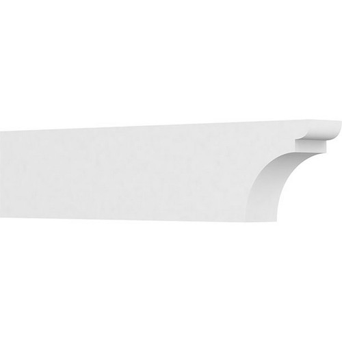 Ekena Millwork Standard Yorktown Rafter Tail - Primed Polyurethane - RFTP04X08X36YOR