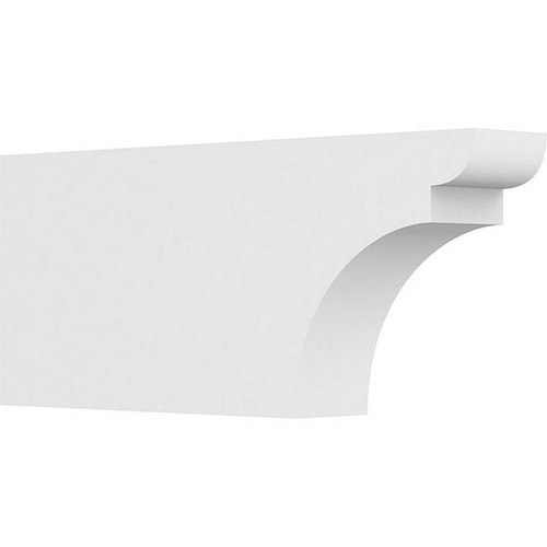 Ekena Millwork Standard Yorktown Rafter Tail - Primed Polyurethane - RFTP04X10X24YOR