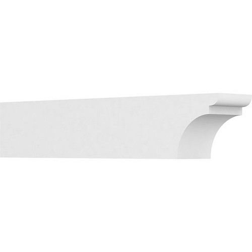Ekena Millwork Standard Yorktown Rafter Tail - Primed Polyurethane - RFTP05X06X30YOR