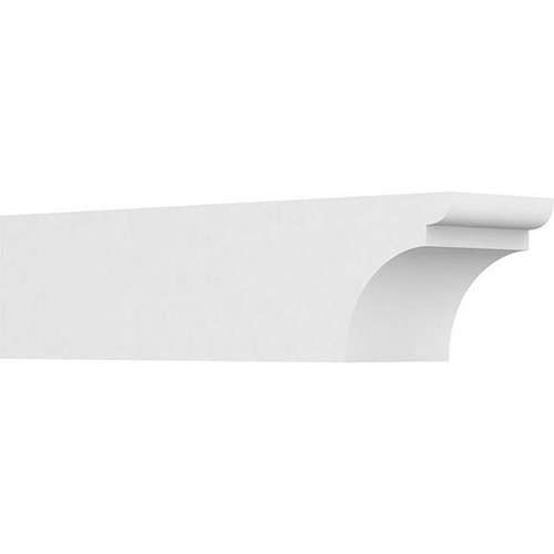 Ekena Millwork Standard Yorktown Rafter Tail - Primed Polyurethane - RFTP06X06X24YOR