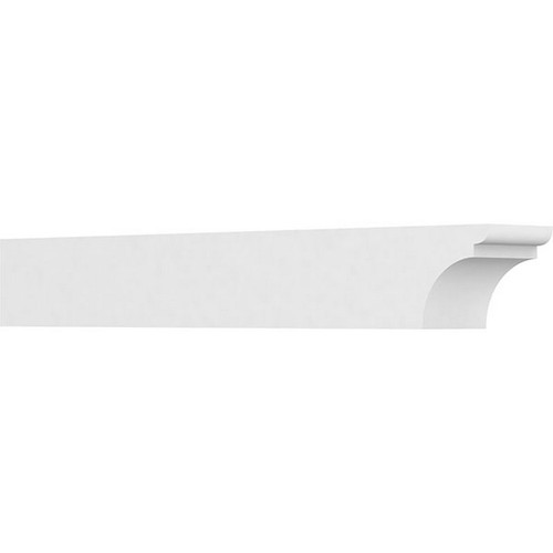 Ekena Millwork Standard Yorktown Rafter Tail - Primed Polyurethane - RFTP06X06X42YOR