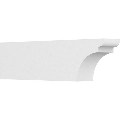 Ekena Millwork Standard Yorktown Rafter Tail - Primed Polyurethane - RFTP06X10X36YOR