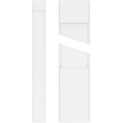 Ekena Millwork Smooth Pilaster Base - Primed Polyurethane - PILP04X048SM01-2