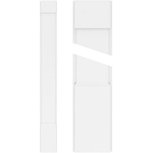 Ekena Millwork Smooth Pilaster Base - Primed Polyurethane - PILP06X090SM01-2
