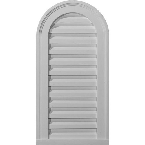 Ekena Millwork Gable Vent - Primed Polyurethane - GVCA22X32F