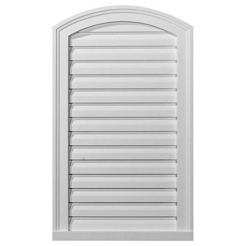 Ekena Millwork Gable Vent - Primed Polyurethane - GVEY18X30D