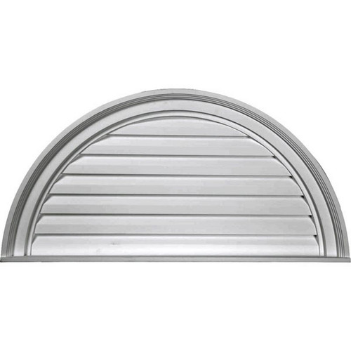 Ekena Millwork Gable Vent - Primed Polyurethane - GVHR32D