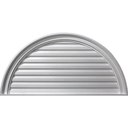 Ekena Millwork Gable Vent - Primed Polyurethane - GVHR36D