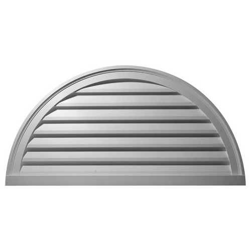 Ekena Millwork Gable Vent - Primed Polyurethane - GVHR60D