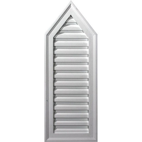 Ekena Millwork Gable Vent - Primed Polyurethane - GVPE12X32F