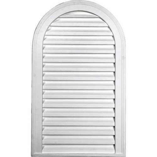 Ekena Millwork Gable Vent - Primed Polyurethane - GVCA18X20D