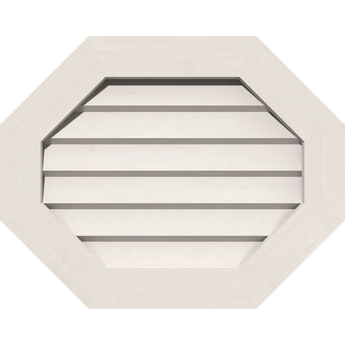 Ekena Millwork Gable Vent - Primed Polyurethane - GVPOH36X3001DUN