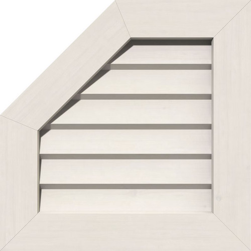 Ekena Millwork Gable Vent - Primed Polyurethane - GVPOL30X1201DUN