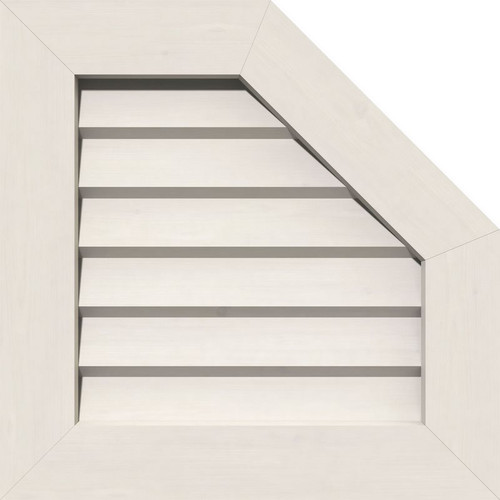 Ekena Millwork Gable Vent - Primed Polyurethane - GVPOR36X2601DUN