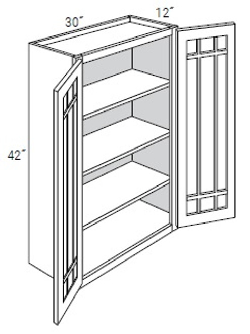 JSI Cabinetry Dover Kitchen Cabinet - PGW3030B-KD