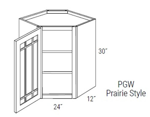 JSI Cabinetry Dover Kitchen Cabinet - PGWDC2436-KD