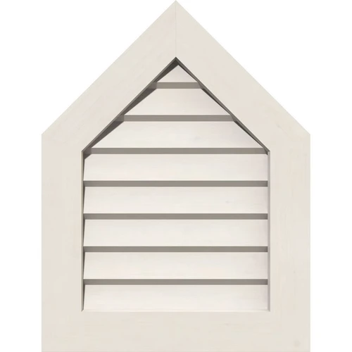 Ekena Millwork Gable Vent - Primed Polyurethane - GVPPE14X1801DUN-08