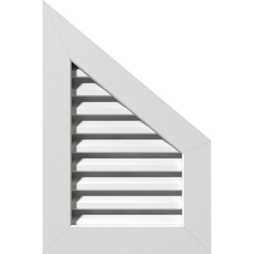 Ekena Millwork Gable Vent - Primed Polyurethane - GVPPR16X2601FUN-11